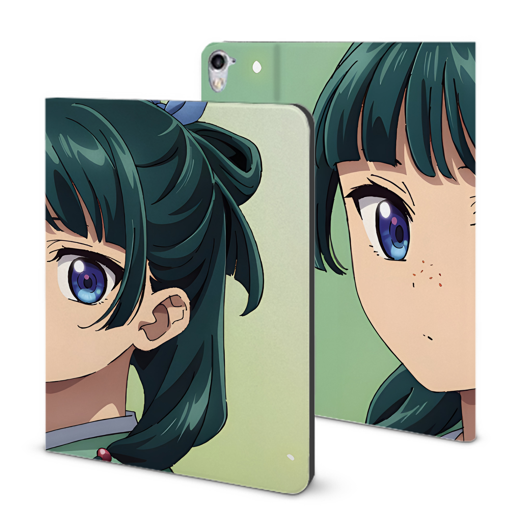 （画像用） 薬屋のひとりごと The Apothecary Diaries IPad ケース ブック型 PUレザー TPU 耐衝撃 軽量 薄型 ペン収納なし 全面保護 IPad 各モデル対応